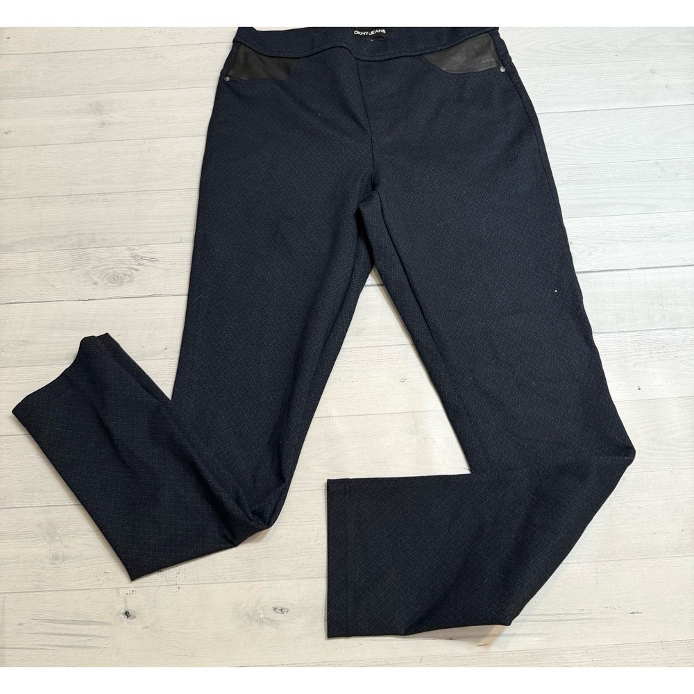 DKNY women's pull on‎ legging pants navy blue medium
